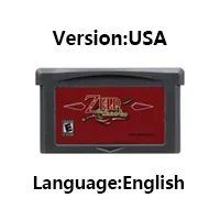 GBA Game Zeld Series Console Cartridge Minish Cap Card Four Awakening DX Swords Double Pack GBA/NDS 32-bit