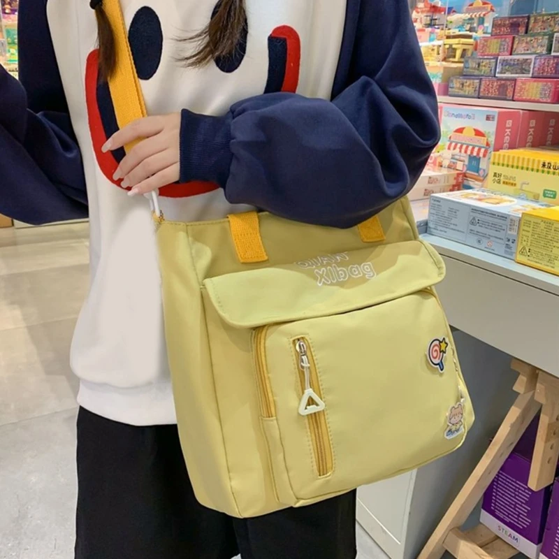 Japanese Harajuku Crossbody Bags For Women High School Girls Messenger Bag  Patchwork Handbags School Book Bag Shoulder Bag Bolso