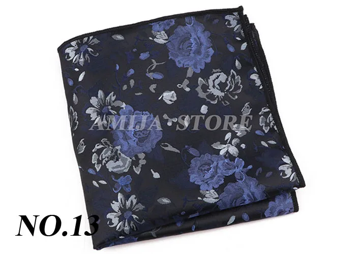 High Grade Handkerchief Man Jacquard Water Ripples Constellation Paisley Christmas's Day Party Pocket Square Handkerchiefs Suit