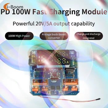 Scheda di protezione caricabatteria al litio Modulo di ricarica rapida bidirezionale 20V 5A per sistemi di accumulo di energia Power Bank