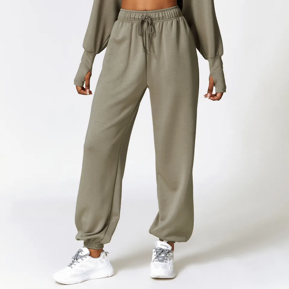 Oversized Color Block Athletic Jogging Pants