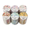 1Roll 2M PET Film Flower Painting Romantic Vintage Plant Handbook Collage European Scrapbook 60mm*2m Tape Roll Adhesive 5