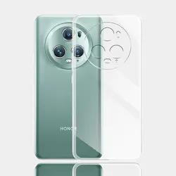 Crystal Clear Silicone Soft TPU Phone Case Cover for Huawei Honor Magic 5 Series (Clear)