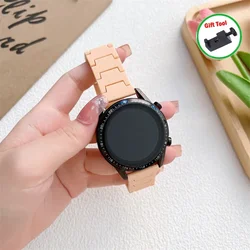 Carbon Fiber Watch Band - Premium Link Bracelet, 20mm/22mm Strap for 22mm watch band (7 Papaya)
