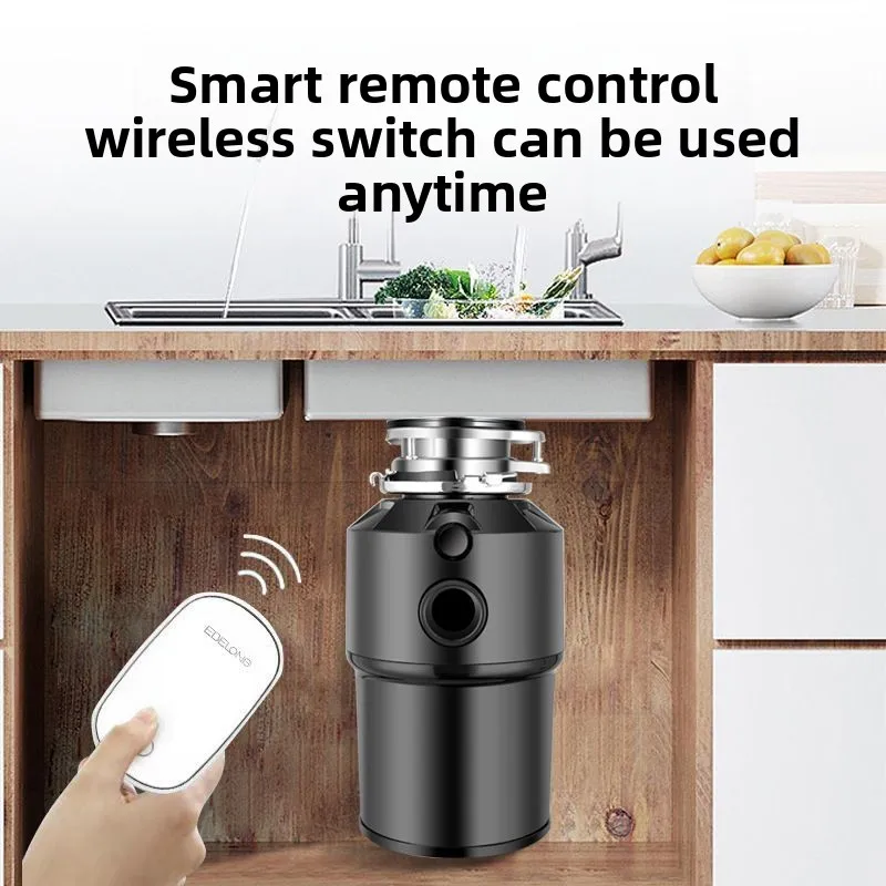 Kitchen Food Waste Disposer Turbo Drain Silent Garbage Grinder for Home Sink
