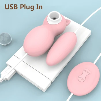 USB Plug Clitoris Stimulator Sucking Vibrator Sex Toys For Women Female Masturbator Oral Sex Nipple Sucker Adult Sexy Product 5