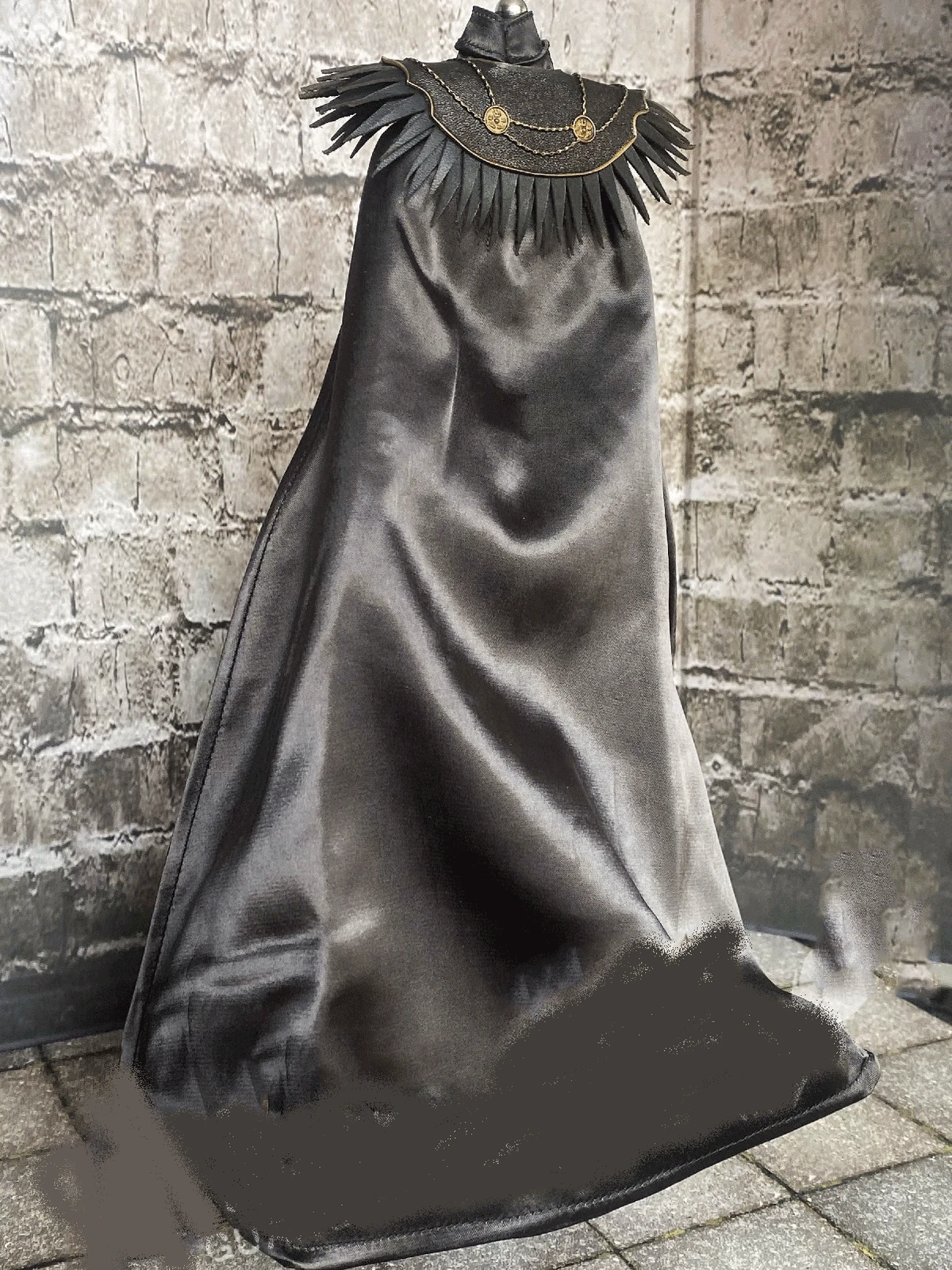 

TBLeague PL2022-192A Женская крупная атласная накидка воина + Шейная Броня масштаб 1/6