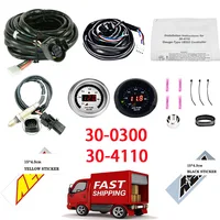30-0300 30-4110 X-Series Wideband O2 Air Fuel Ratio Gauge Kit LSU 4.9 0258017025 Oxygen Sensor +15*4.3cm for AEM Decal 2