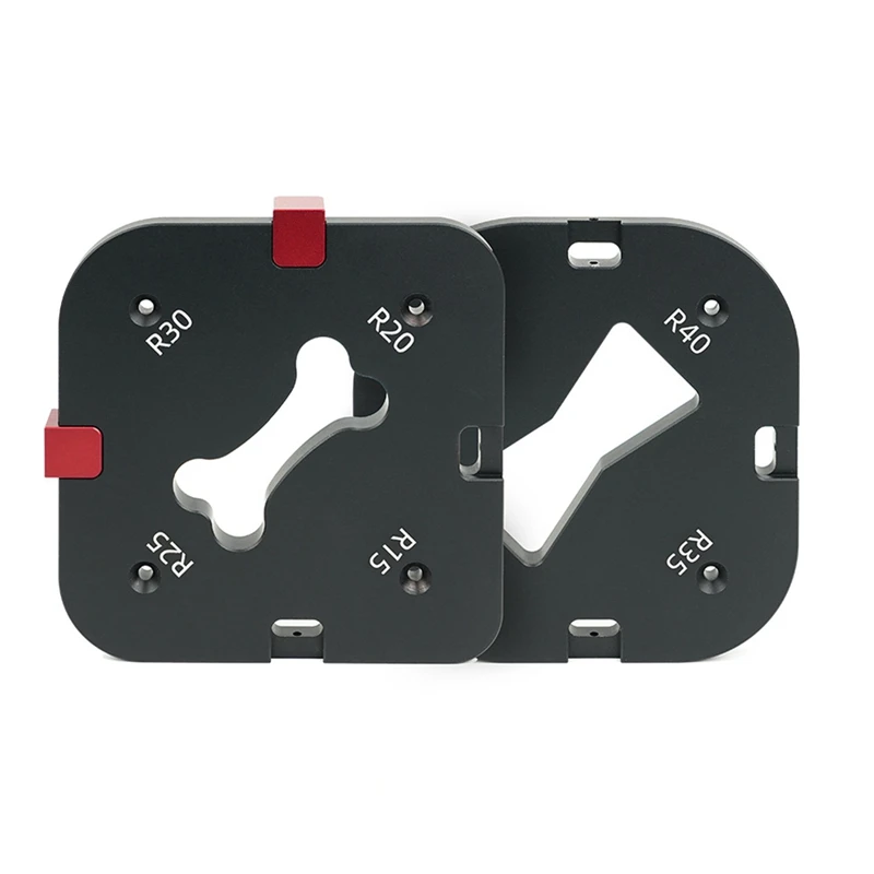 M11kpocket Radius Jig Router Cutting Fillet Template 4 In 1 R-Angle Arc Chamfering Template Round Corner Quick Cutting Mold