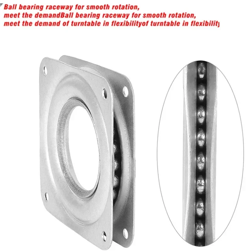Lazy Susan Bearing Turntable Boat Seat Swivel Plate Base 360 Degree Rotating Display Stand Rotating Turntable Plate