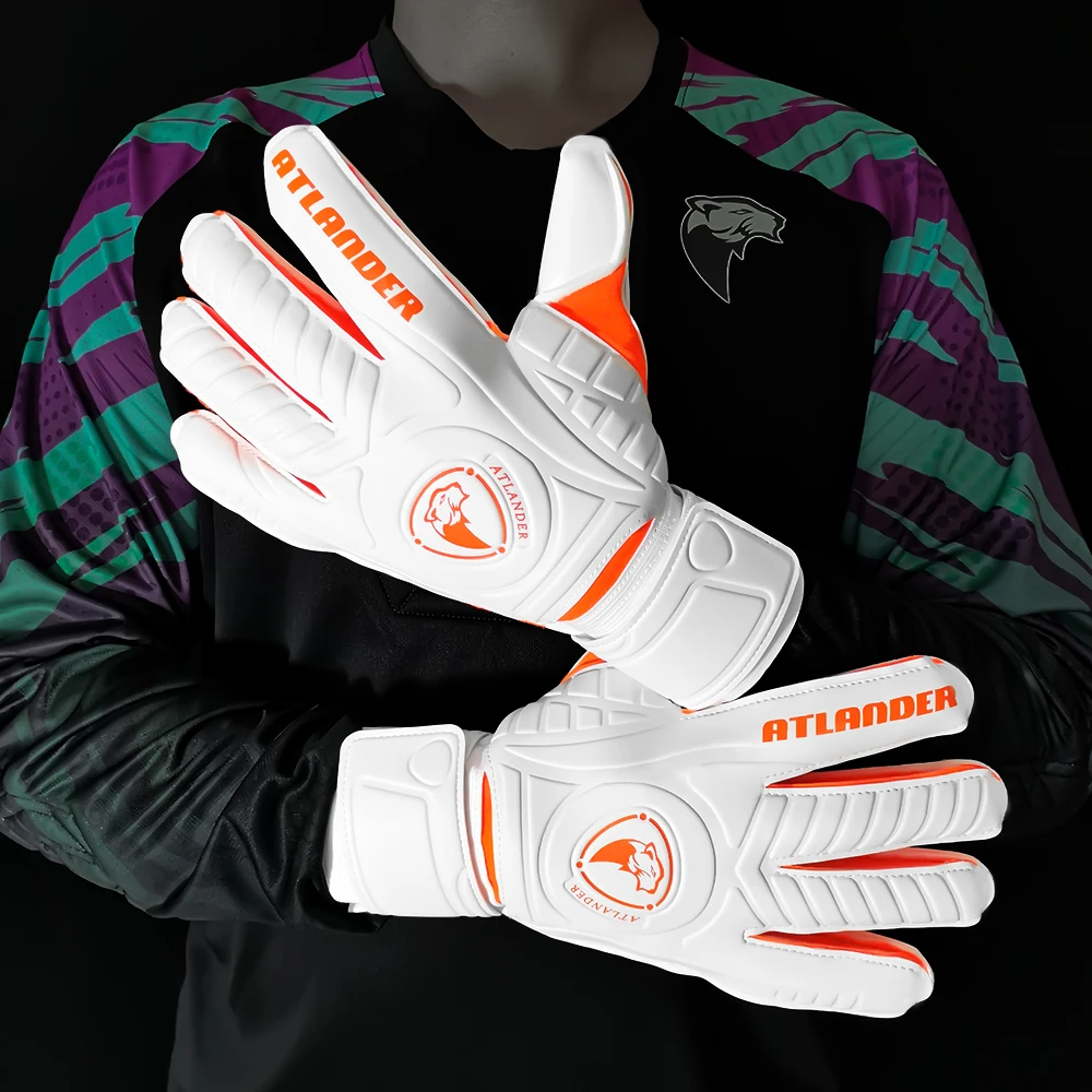Kids Adults Finger Protection Goalkeeper Gloves Football High Quality Latex Guard Soccer Strong Grip Fingerave Save Goalie Glove soccer goalkeeper gloves goalkeeper gloves