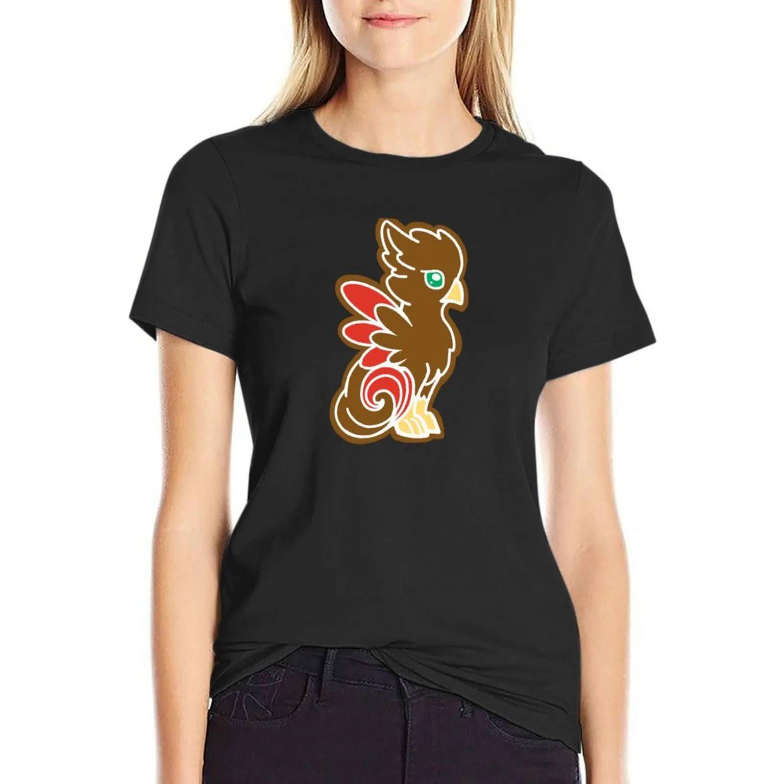 Gingerbread Gryphon T-Shirt female lady clothes t-shirts for Women graphic tees funny