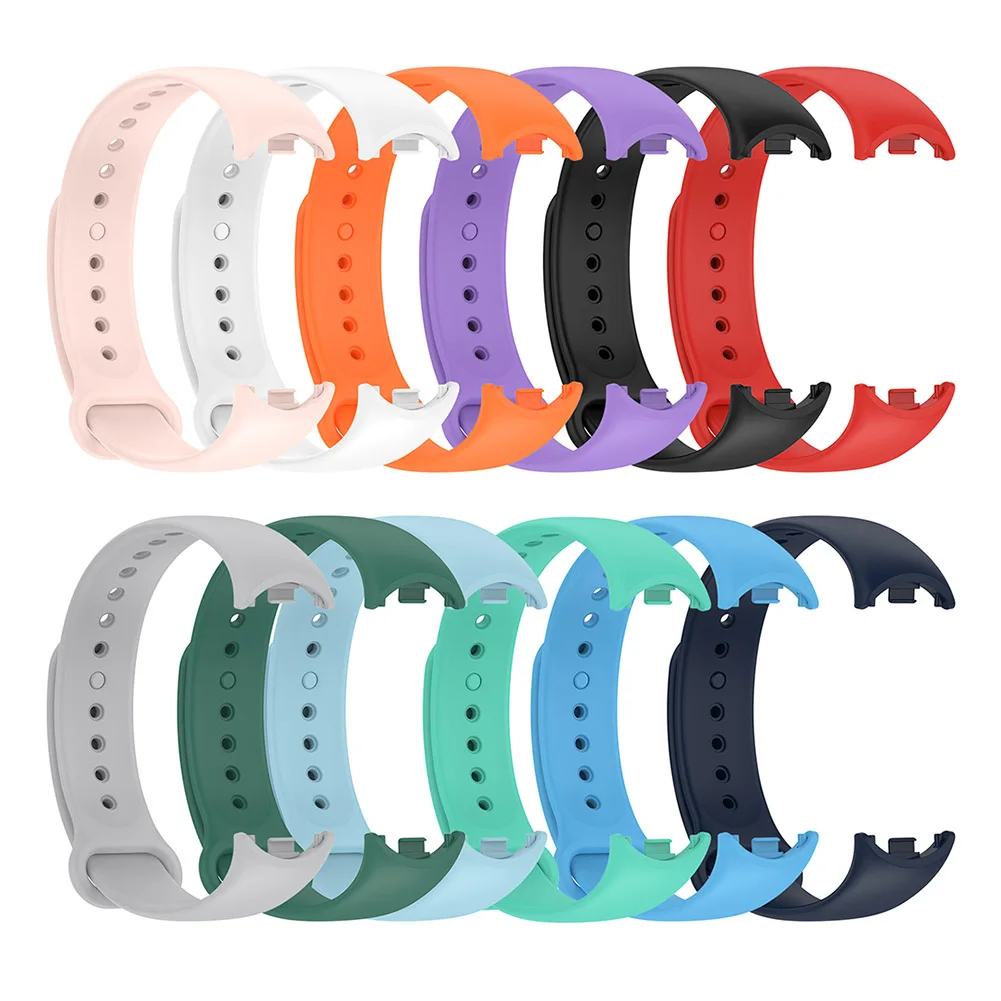 For Xiaomi Smart Band 8 Active Strap Silicone Replaced Wristband Bracelet  For Mi Band 8 Active Smart Watch Band Correa Accessory - AliExpress