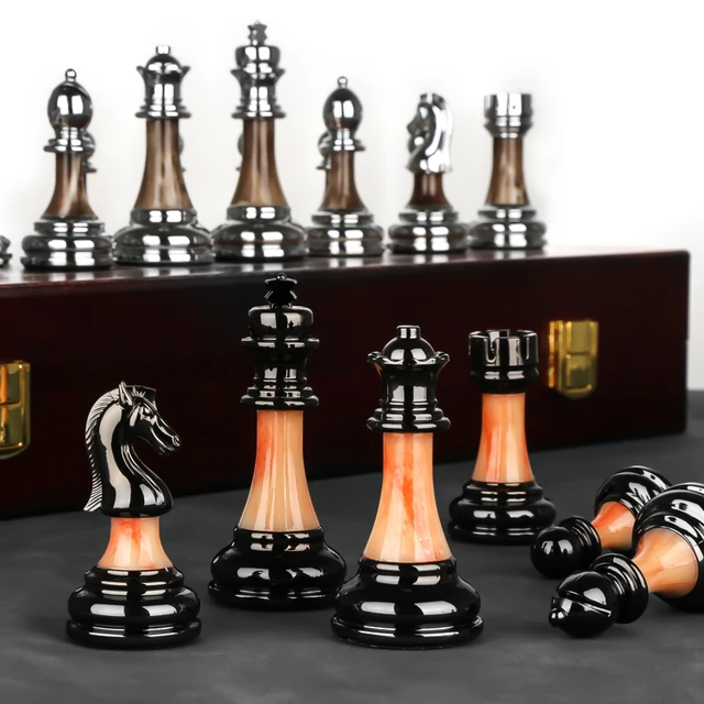 Table Professional Chess Big Official Wood Kit Game Luxury Family