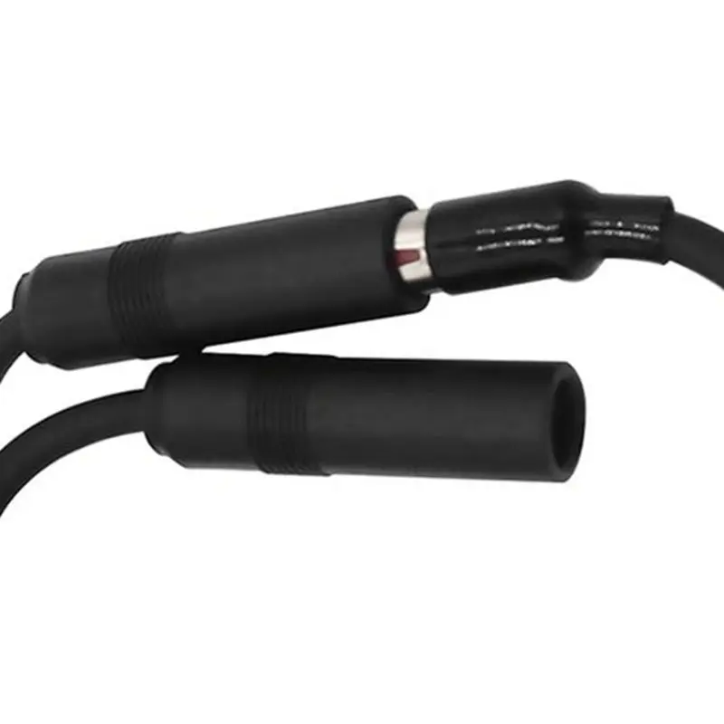 

Car Antenna Cable Adapter Aluminum Plug In 1 For 2 Radio Antenna Extension Cable Drop Shipping