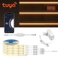 12V COB LED Strips Tape DIY Smart Closet Wardrobe Under Cabinet Light Ribbon With Tuya Smart Life WIFI Control LED Light Switch