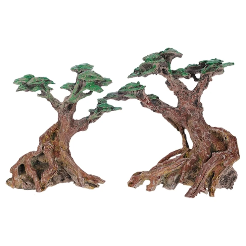 Aquarium Decoration Bonsai Trees Ornaments FishTank Decoration Supplies