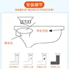 12cm White Round Squat Toilet Deodorant Plug Sewer Pipe Sink Drain Backflow Preventer Filter Plastic Kitchen Bathroom Fitting 3
