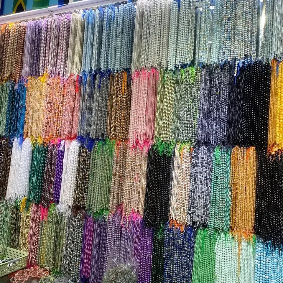 1000 Perles Cristal Bicone 4 Mm – Facettées, Couleur Crystal AB – Pour Création De Bijoux