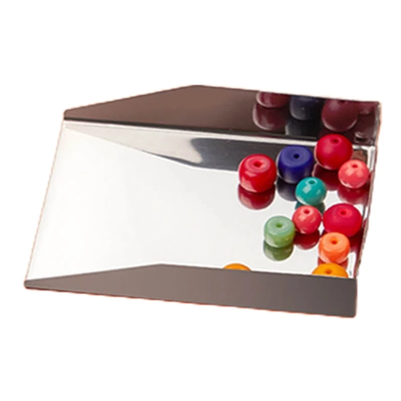 

Y4QE Stainless Steel Bead Shovel Gemstones Square Shovel Beading Crafts Tool