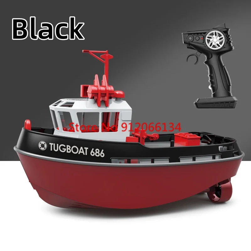 Wireless Waterproof Electric RC Boat Tugboat 1:72 Multi Directional Driving  Steering Adjustment High Speed Remote Control Boat