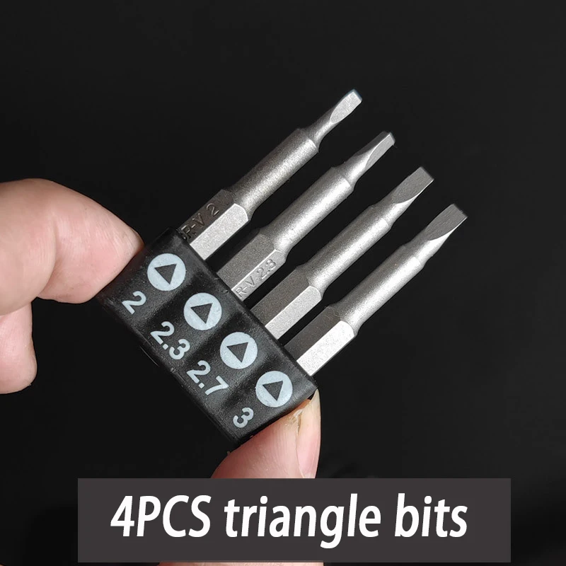 Triangle Bits 4Pcs Y-Type Screwdriver Bits Set - Triangle Shaped ...