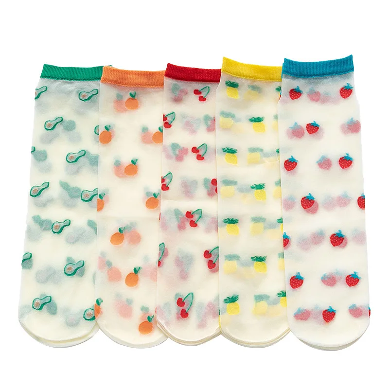 

Baby Summer Mesh Yarn Infant Short Socks Cute Cartoon Toddler Kids Floor Baby Boy Girl Socks Ultra-thin Fashion Children's Socks