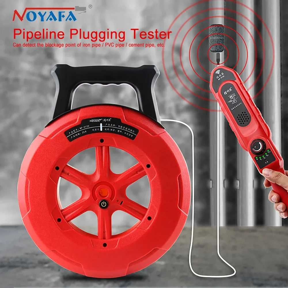 

Noyafa NF-5120/5130 Pip Iron Pipe Blockage Detector Diagnostic-tool Scanner Pipeline Blocking Clogging Plumbers Instrument