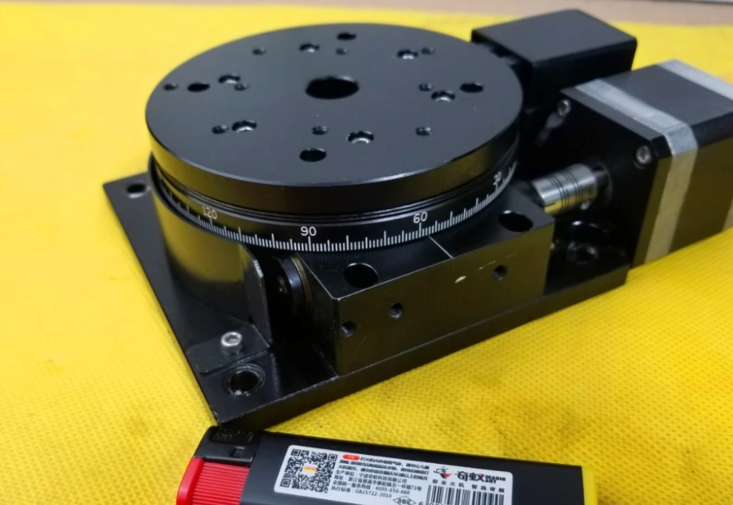Suruga Seiki High-precision rotary table100mm table electric indexing plate worm gear and worm 180:1 rate