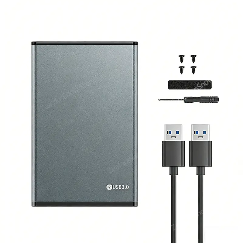 KEBIDUMEI HDD Enclosure 2.5 SATA SSD External Hard Drive Case 5Gbps USB 3.0 To Type C Transfer Speed Aluminum Alloy Harddisk Box - Image 7