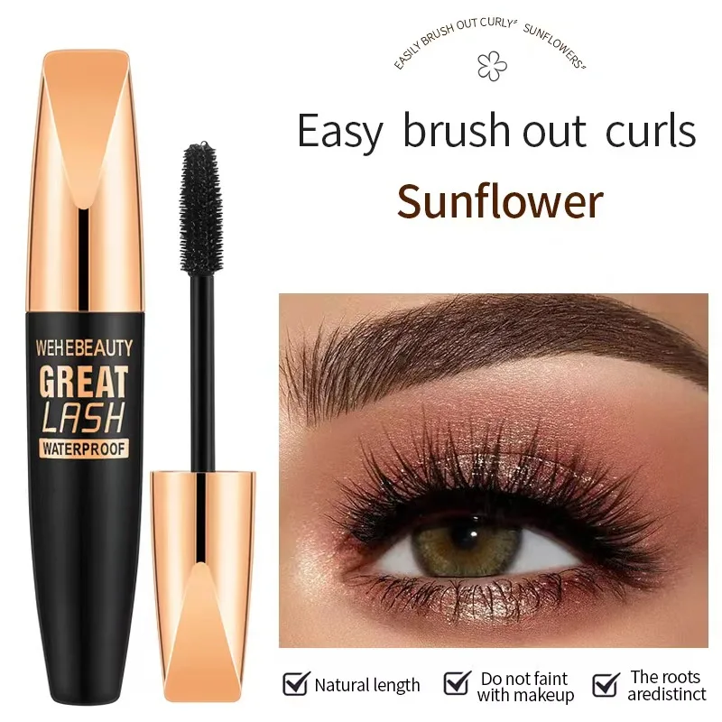 4D Silk Fiber Lash Mascara 2 In 1 Mascara Waterproof Lengthening Cosmetics Eye Mascara Ship Lashes Curling Thick Eye Makeup B0G0_voghion.com