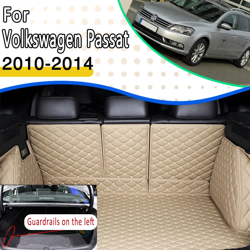 

Car Mat For VW Volkswagen Passat B7 2010~2014 Car Trunk Window Pad Waterproof Protective Pads Car Rear Trunk Mat Car Accessories