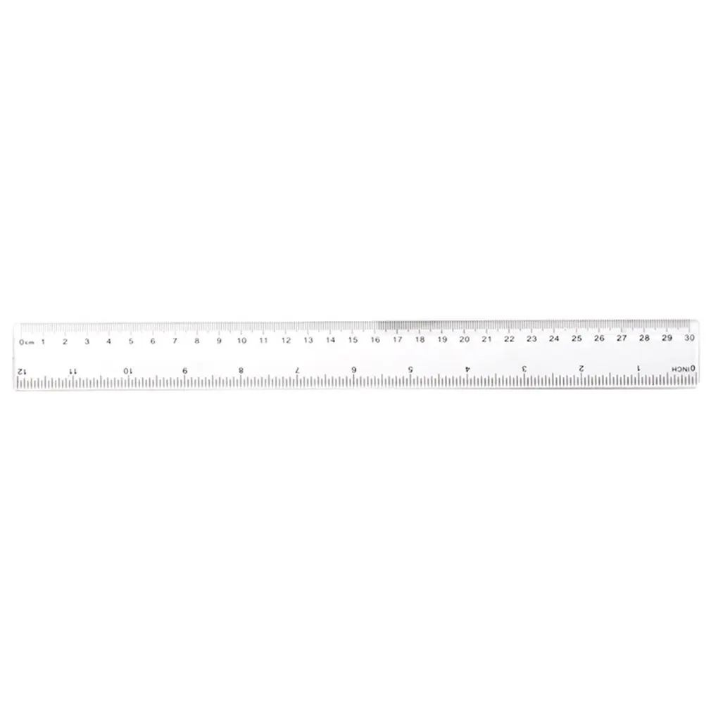 

15Cm/20Cm/30Cm Plastic Ruler Advertising Ruler Transparent Student Ruler Student Ruler Measurement Too