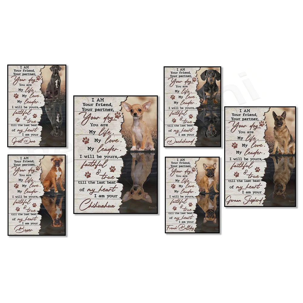 i am your schnauzer, great dane, german shepherd, dachshund