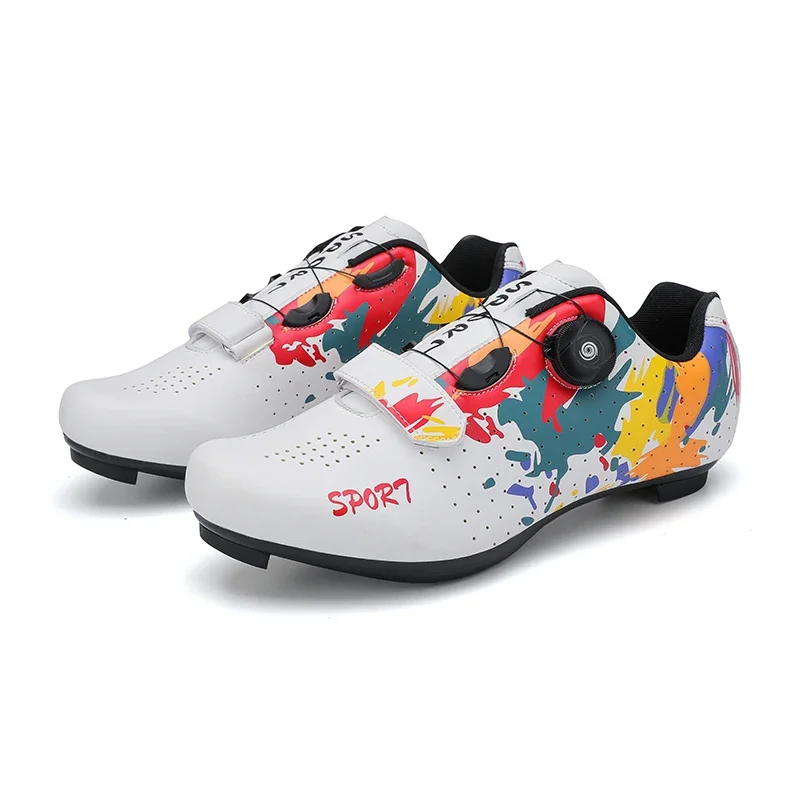 Professional Cycling MTB Shoes Men Women SPD Road Dirt Bike Route Cleat Flat Sneaker Racing Bicycle Mountain Biking Shoes