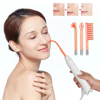 4 In 1 High Frequency Electrode Wand Electrotherapy Glass Tube Beauty Device Wrinkle Acne Remover Skin Tightening Care Tool 1