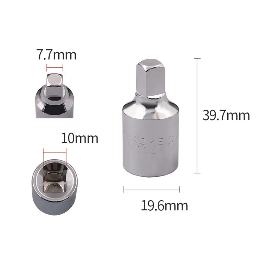 Oil Drain Plug 8mm Square Oil Sump Drain Plug Key Tool Remover Renault Peugeot Auto Repairing