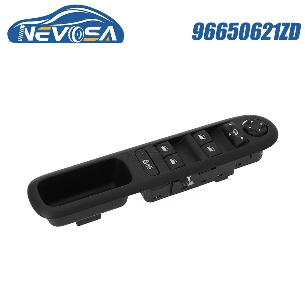 

NEVOSA 96650621ZD For Peugeot 3008 5008 Hatchback Wagon 2009 2015 Car Master Electric Power Window Switch Button 6490X6 6490.X6