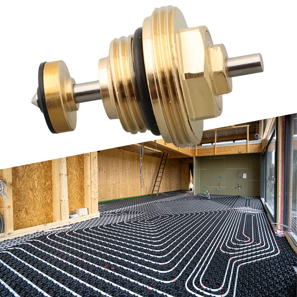 Fußbodenheizung Ventilkern M30x1,5 - Messing Rücklaufbolzen Für UFH Stellantrieb