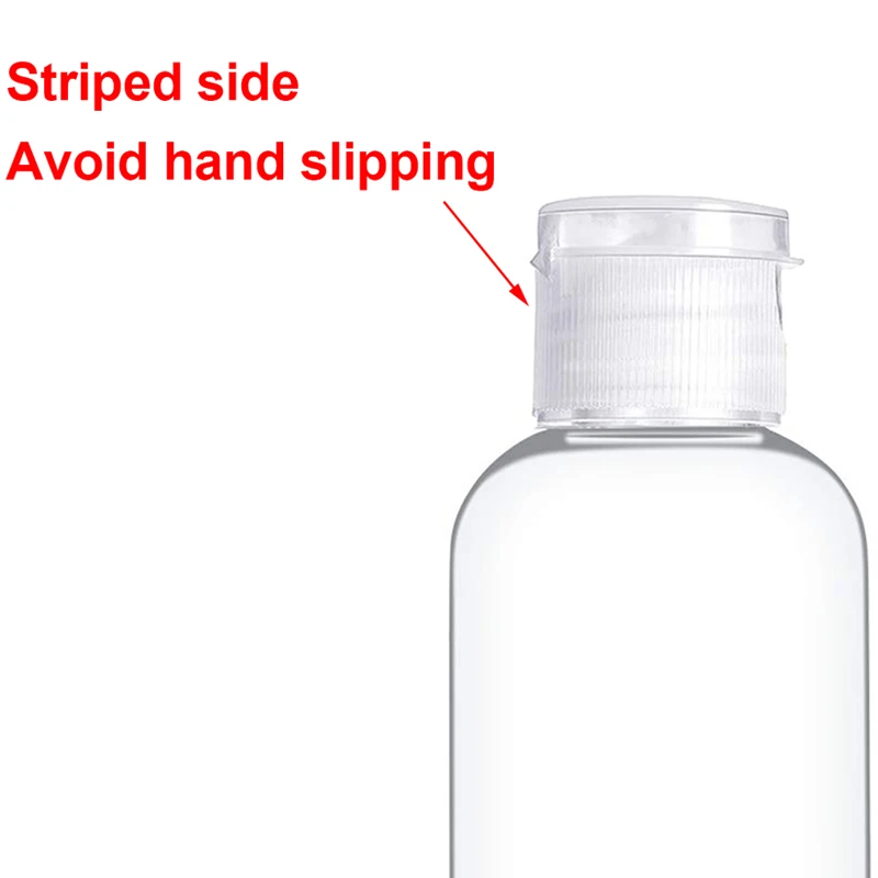 Refillable Bottle Refillable Spray Bottle 20Pcs 10/20/30/50/60/100/120ml Plastic Shampoo Bottles Empty Vail for Travel Container Cosmetics Lotion