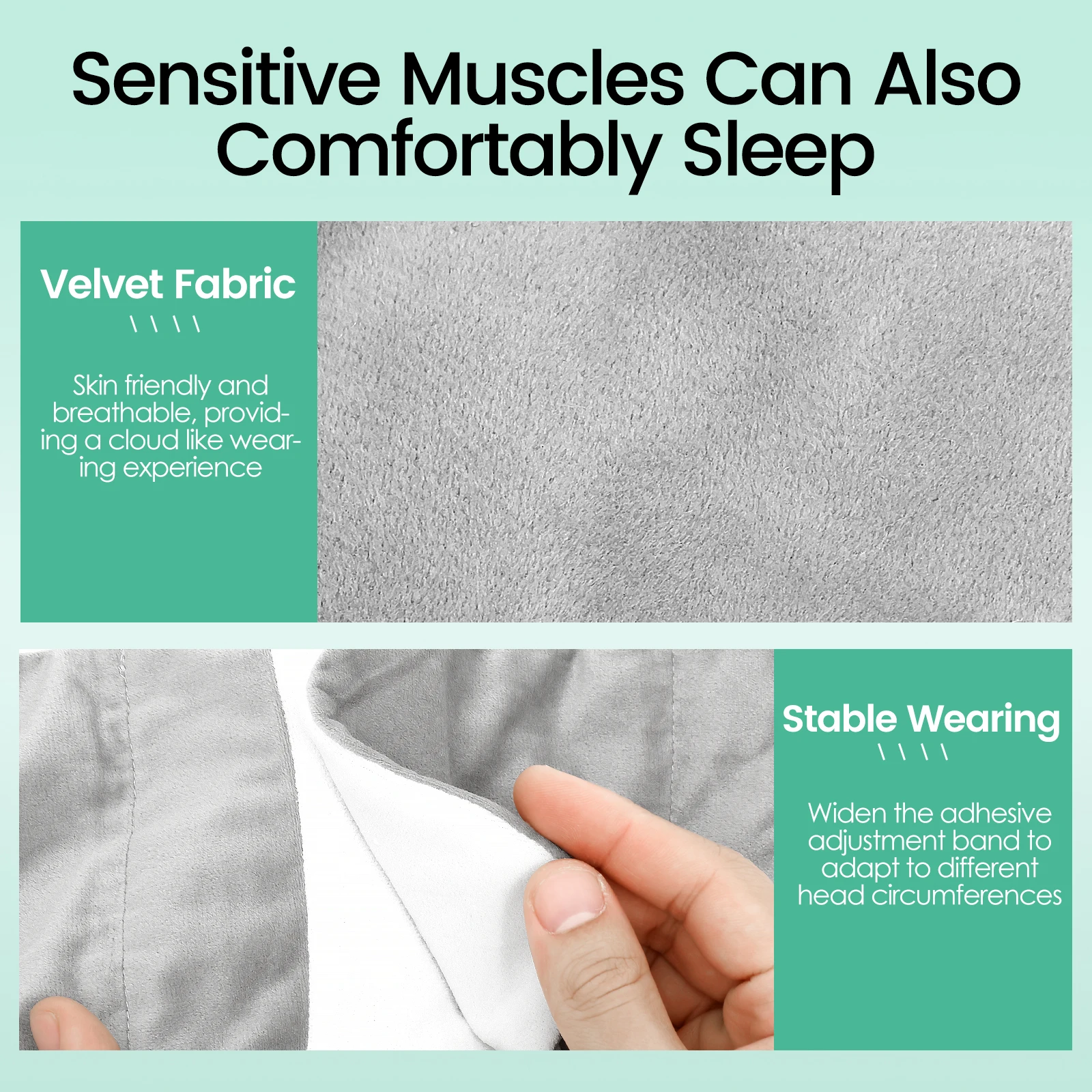 Soft Velvet Eye Mask for Sleep and Travel