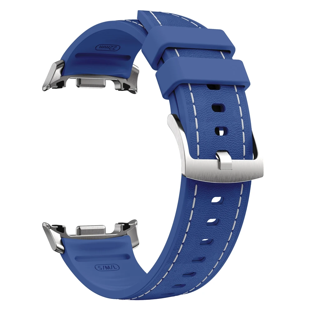 Premium Silicone-Leather Hybrid Sports Strap