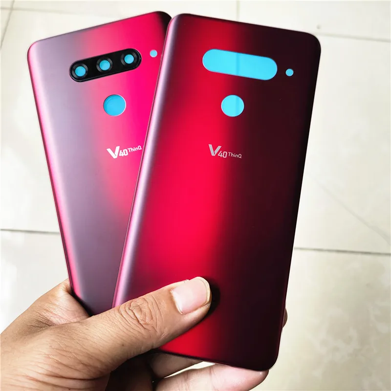

Battery Cover Rear Door Housing Back Case For LG V40 ThinQ Battery Cover Camera Frame Lens Repair Parts