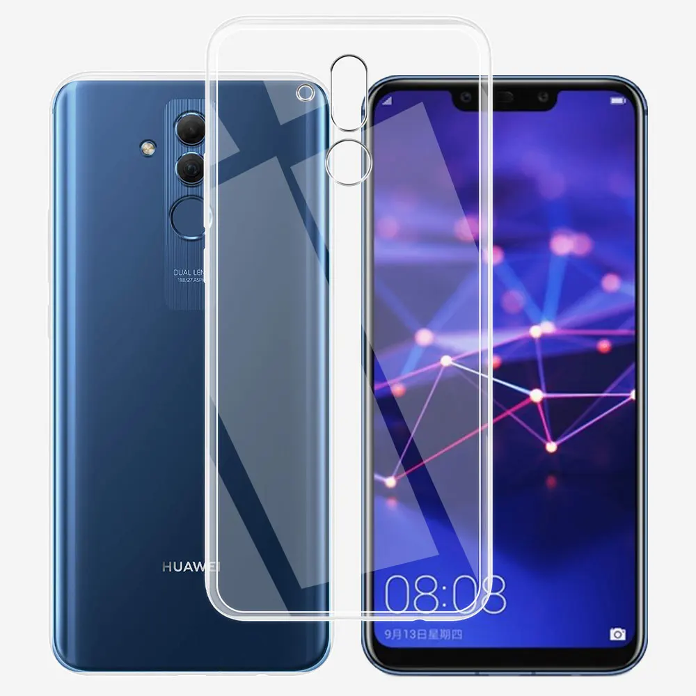 Per Huawei Mate 20 Lite Custodia In Silicone Trasparente Custodia Morbida In Tpu Per Huawei Mate 20 Pro Funda Per Mate 20 Coque Trasparente