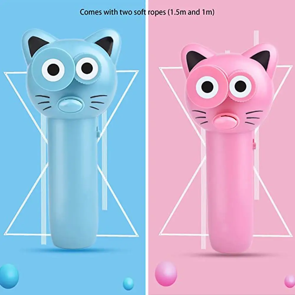 dog toys String Launcher Fling String Cat Toy Electronic Handheld Rope Cat Games Teasing Interactive Toys Accessories Funny Pet Supplies best interactive dog toys