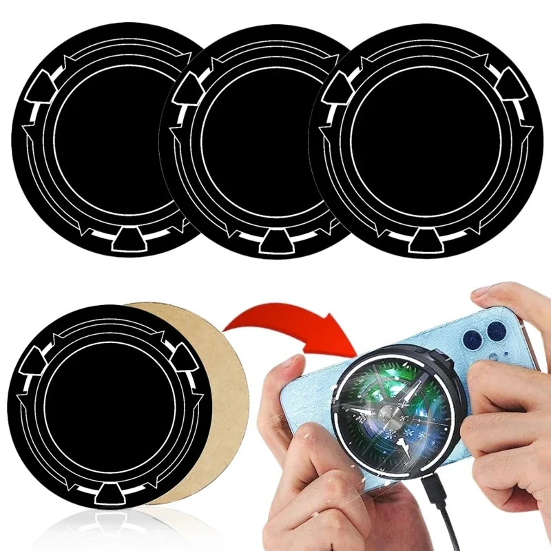 Magnetic Metal Plate Ring for Car Holders - Universal Tablet Stand Accessory