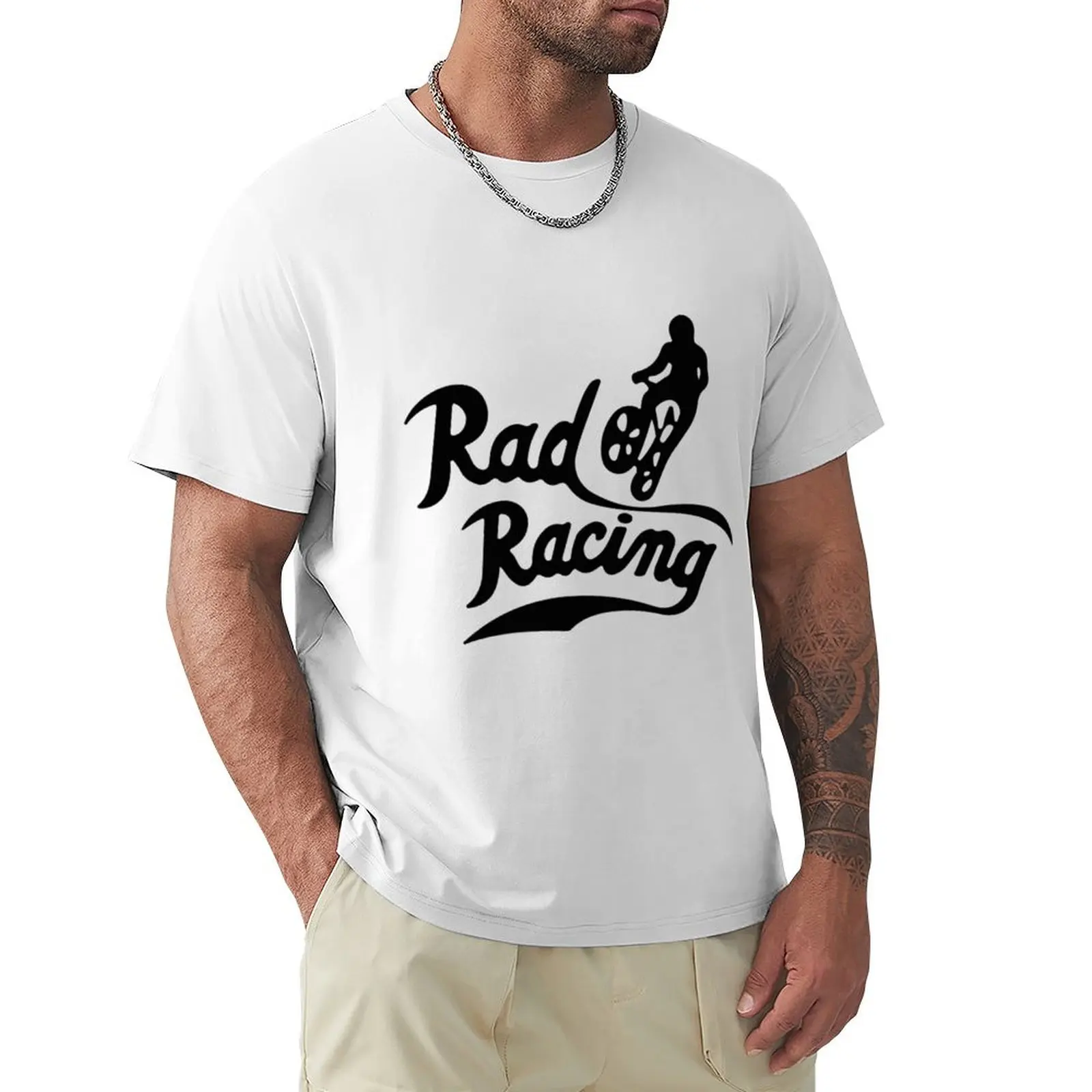 

Rad Racing T-ShirtRad Racing T-Shirt plus size tops graphics men workout shirt