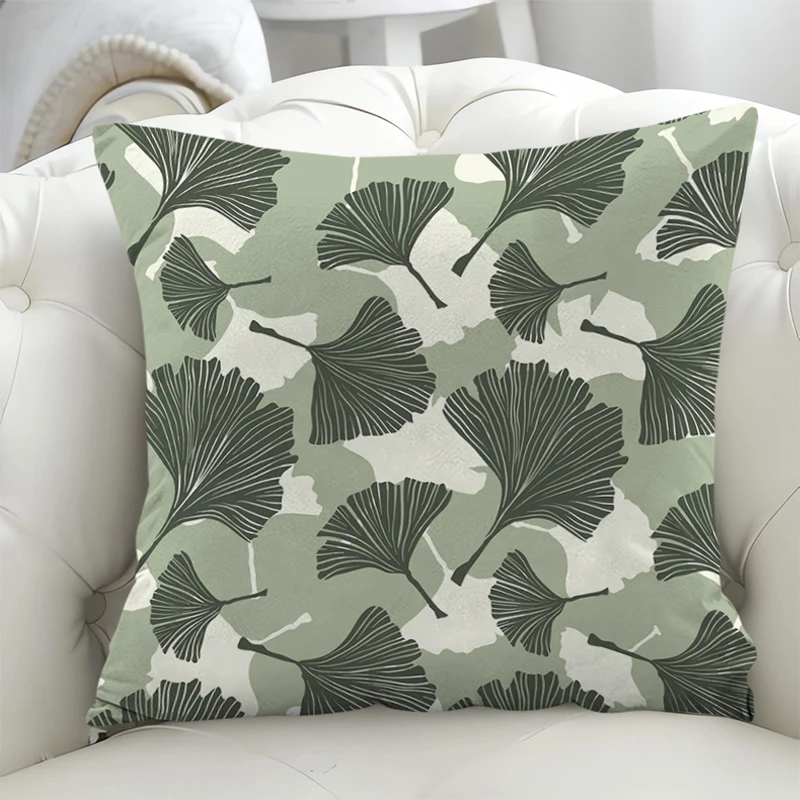 

Pillowcase 40x40 Gingko Biloba Couch Pillows for Bedroom Bed Cushion Double-sided Printing Twin Size Bedding Pillowcases 50x50