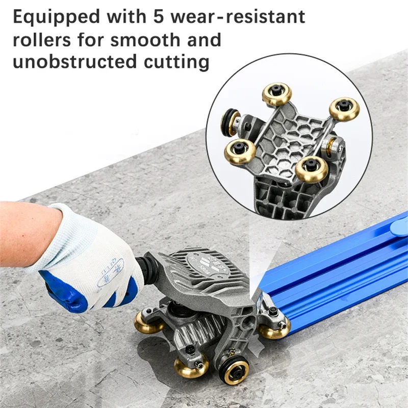 Portable High-precision 400cm Manual Tile Cutter for Large Format Tile Slab Ceramic Hand Tile CuttingMachine 2