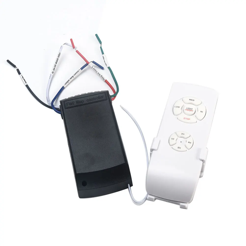 

Universal Wireless Ceiling Fan Lamp Remote Controller Kit & Timing for Ceiling Fan Incandescent LED energy saving lamp 110V 220V